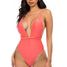 Sultry Waves: Crisscross Cut-Out One-Piece Swimsuit
