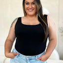 Basic Bae Square Neck Sleeveless Bodysuit