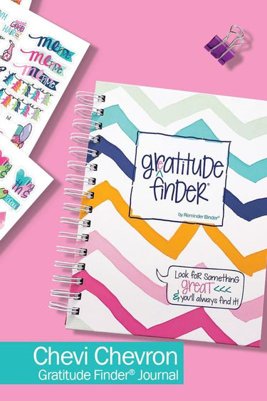 Gratitude Journal with Stickers Non-Dated 52-Week