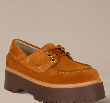 Cuckatoos Chunky Suede Oxford Loafers