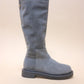 UNA-LONG BOOTS boots GREY SUEDE 6 