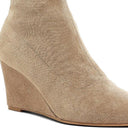 Yara Microfiber Wedge Sock Boots