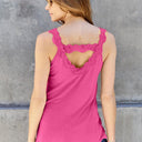 Basic Bae Lace Detail V-Neck Cutout Cami