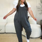 Double Take Full Size Sleeveless V-Neck Pocketed Jumpsuit Womens Overalls   