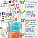 Faith-Based Gratitude Journal w Stickers 52-Week