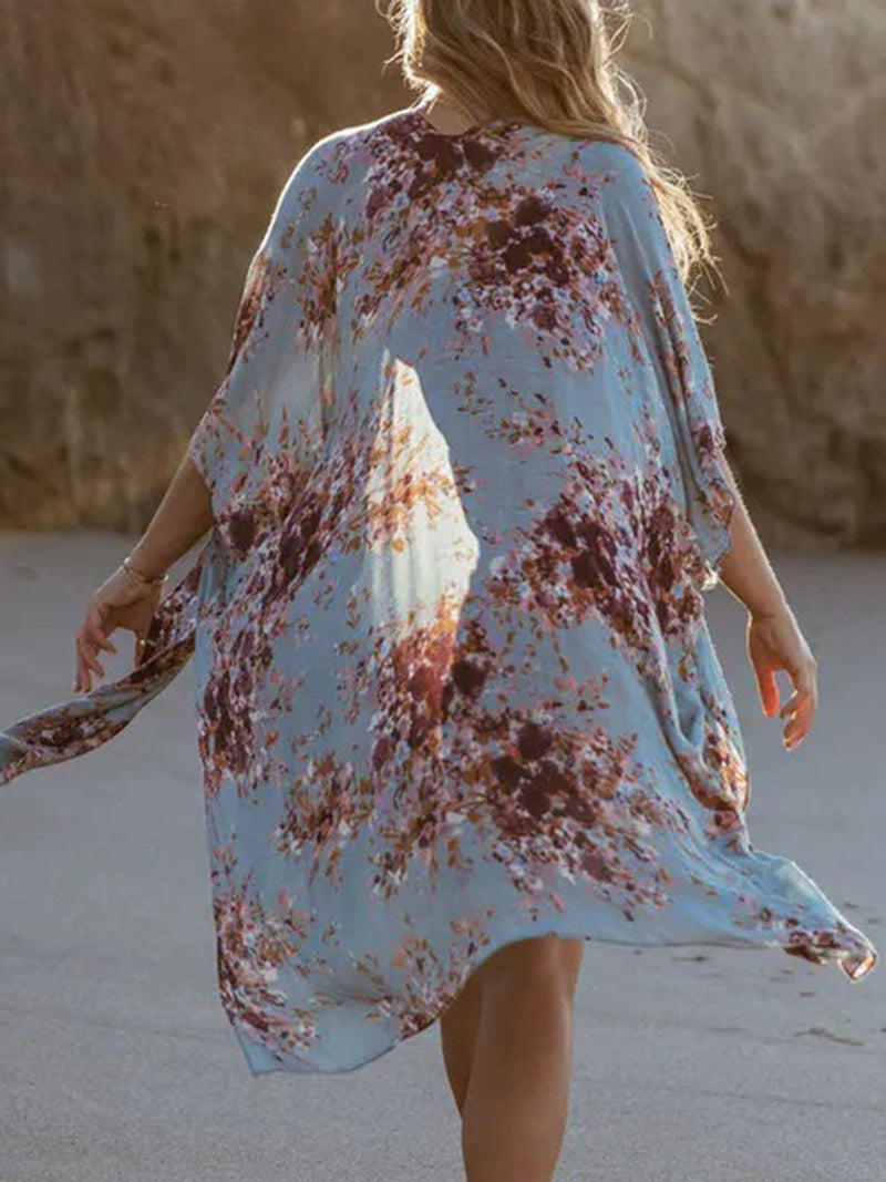 Printed Open Front Cover-Up    