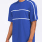 ROUND NECK TAPE STRIPE TSHIRT Mens T-shirt   