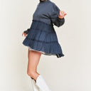 Cozy Chic- Mock Neck Tunic Knit Top