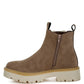 Mothman Faux Fur Detail Chunky Ankle Boots Faux Fur Detail Chunky Ankle Boots   