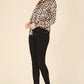 Satin leopard blouse    