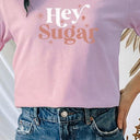Hey Sugar Sparkle Valentines Day Graphic Tee