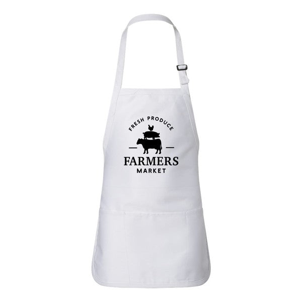 Fresh Produce Market Apron Apron White Adult 