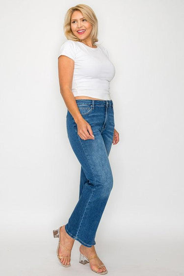 bytos Cat's Whiskers Mid Rise Ankle Jeans
