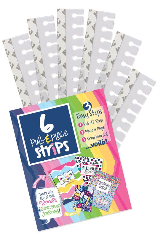 Pull & Place Plastic Snap-in Strips Snap In Strips Clear One Size 