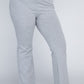 Plus Everyday Flare Bottoms  Heather Grey 1X 