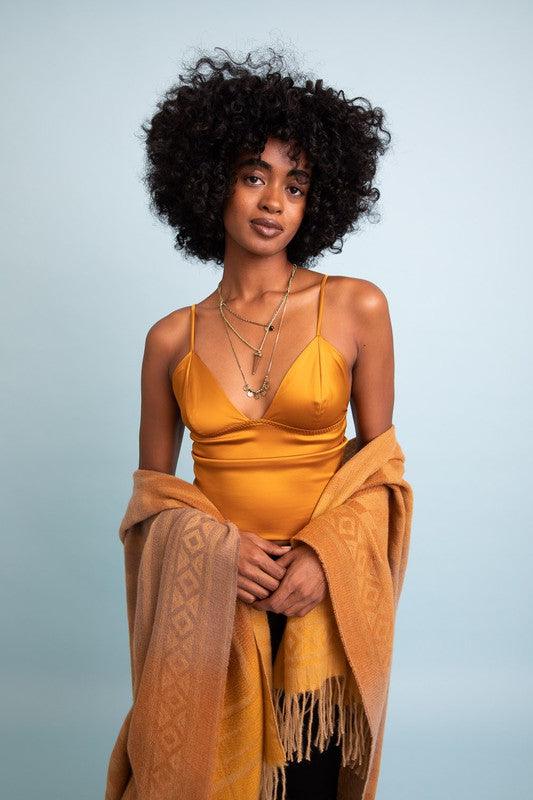 Longline Satin Top - Three Mad Hatters Mercantile 
