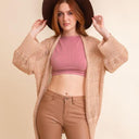 Knit Netted Cardigan