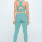 Two Piece Activewear Set with Cut-Out Detail Activewear Set   