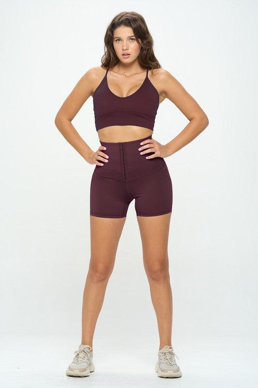 Corset Waist Buttery Soft Shorts Body Shaper - Three Mad Hatters Mercantile 