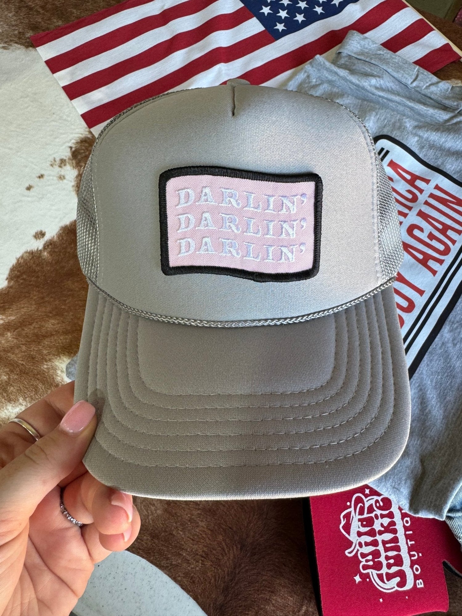 Darlin' Patch Trucker Hat Hats   