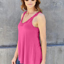 Basic Bae Lace Detail V-Neck Cutout Cami