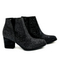 Shine Star Rhinestone Bootie in Black Shoes   