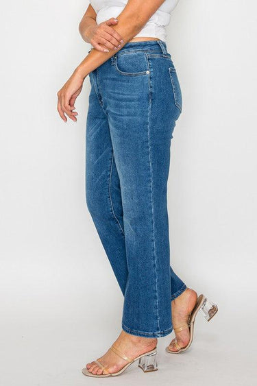 bytos Cat's Whiskers Mid Rise Ankle Jeans