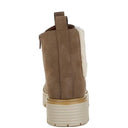 Mothman Faux Fur Detail Chunky Ankle Boots