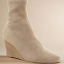 Yara Microfiber Wedge Sock Boots