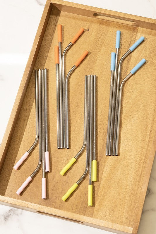 Reusable Metal Straw 20 Pcs Set Kitchen Tool   