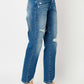 Judy Blue Distressed Slim Jeans Womens Jeans   