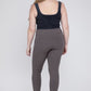 Plus V Waist Full Length Leggings    