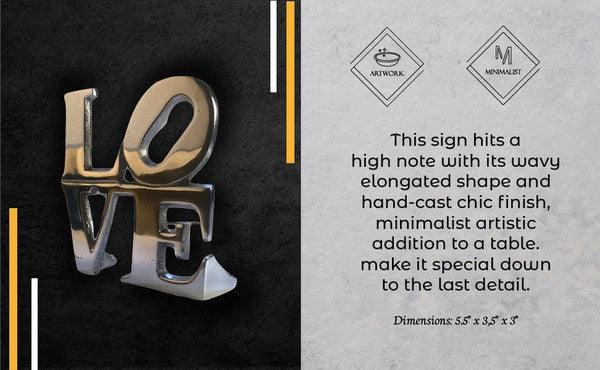 LOVE Sign Home Decor - Three Mad Hatters Mercantile 