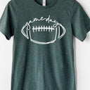 Cursive Football Game Day Graphic Tee
