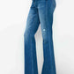 Bytos High Rise Bootcut Jeans with Pockets Womens Jeans