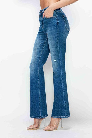 Bytos High Rise Bootcut Jeans with Pockets