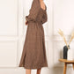 Square neck vintage puff dress Womens Dresses   