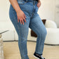 Judy Blue Full Size Mid Rise Rigid Magic Release Hem Jeans Womens Jeans   