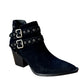 Elsa Leather Ankle Boot in Black Shoes