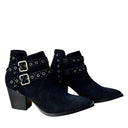 Elsa Leather Ankle Boot in Black