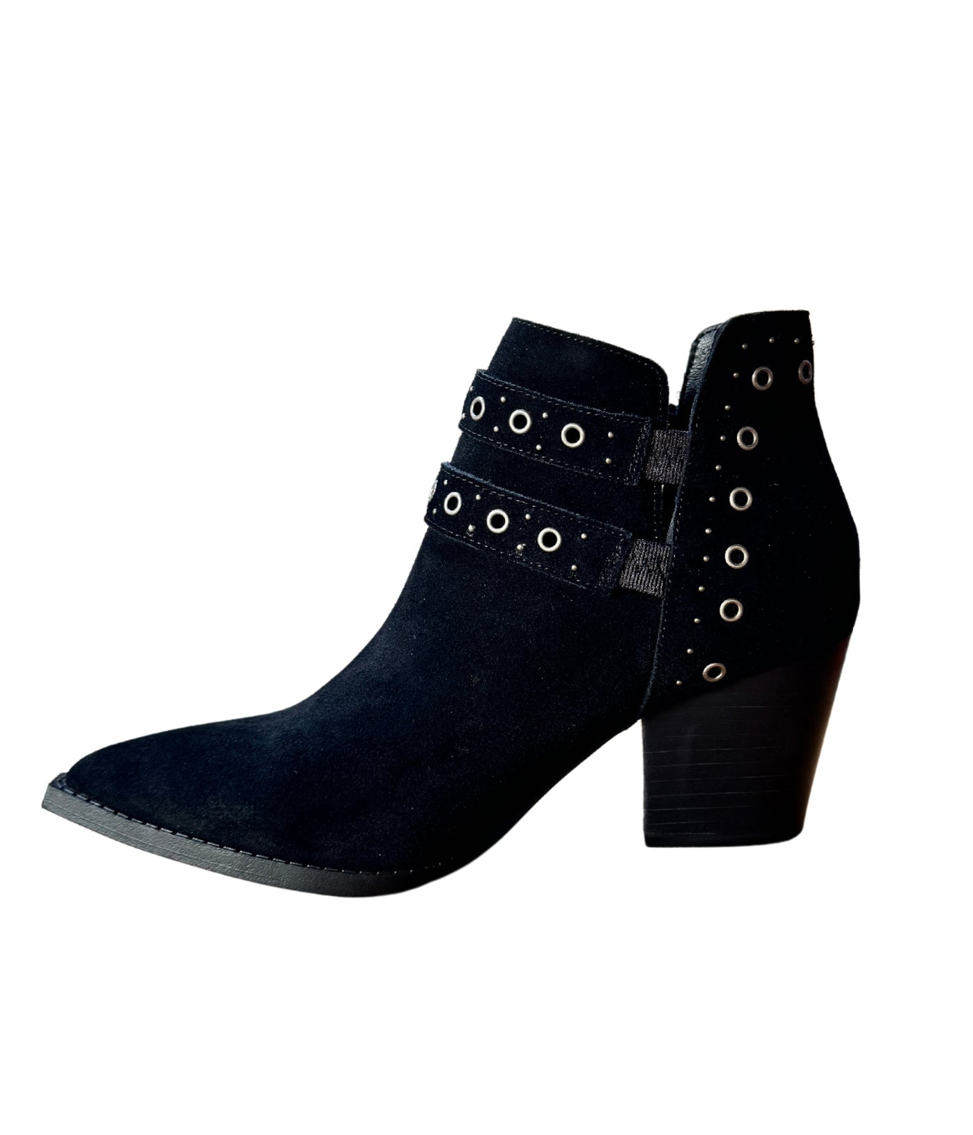 Elsa Leather Ankle Boot in Black Shoes