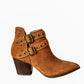 Elsa Leather Ankle Boot in Tan Shoes