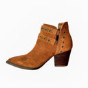 Elsa Leather Ankle Boot in Tan