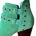 Elsa Leather Ankle Boot in Teal