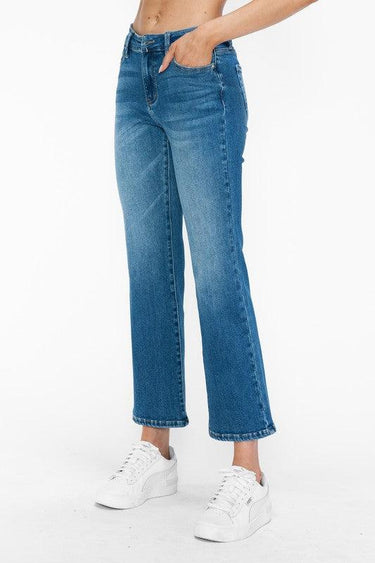 bytos Cat's Whiskers Mid Rise Ankle Jeans