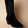 Mae Embroidery Detail Cowboy Boots