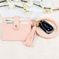 Key Ring ID Wallet Bracelet wallet Blush OneSize 