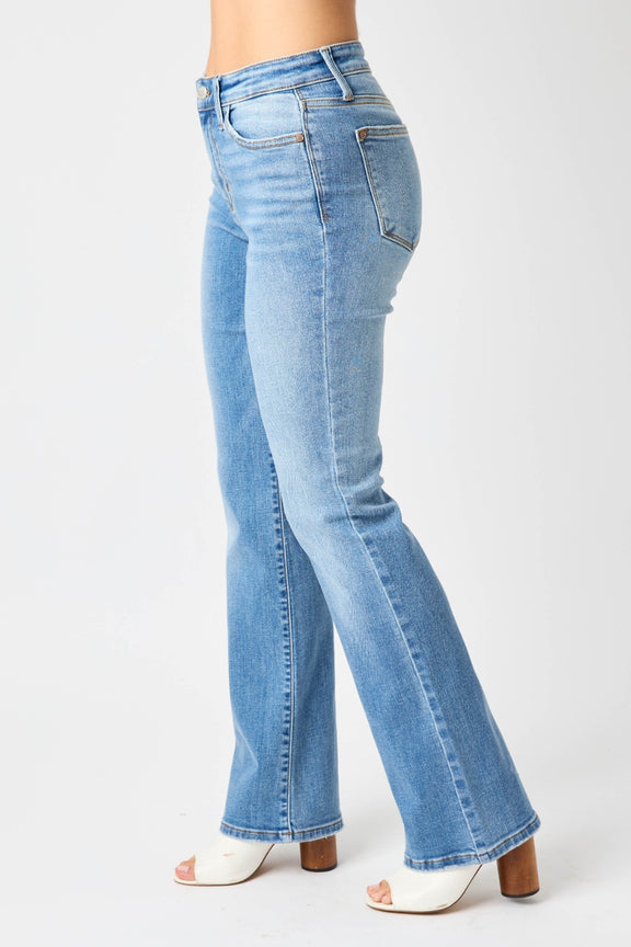 Judy Blue Full Size High Waist Straight Jeans Womens Straight Leg Jeans   