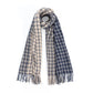 HOUNDSTOOTH TWO TONED FASHION SCARF Scarf CBCB/BLUE Os 