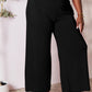 Double Take Full Size Smocked Wide Waistband Wide Leg Pants Womens Lounge Pants   